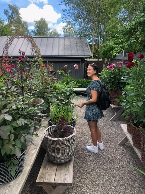 Marie Harderud Grundaren av Flora Trädgård